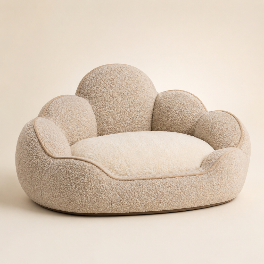 Nuzlorapets™ CloudHaven Sculpted Pet Bed