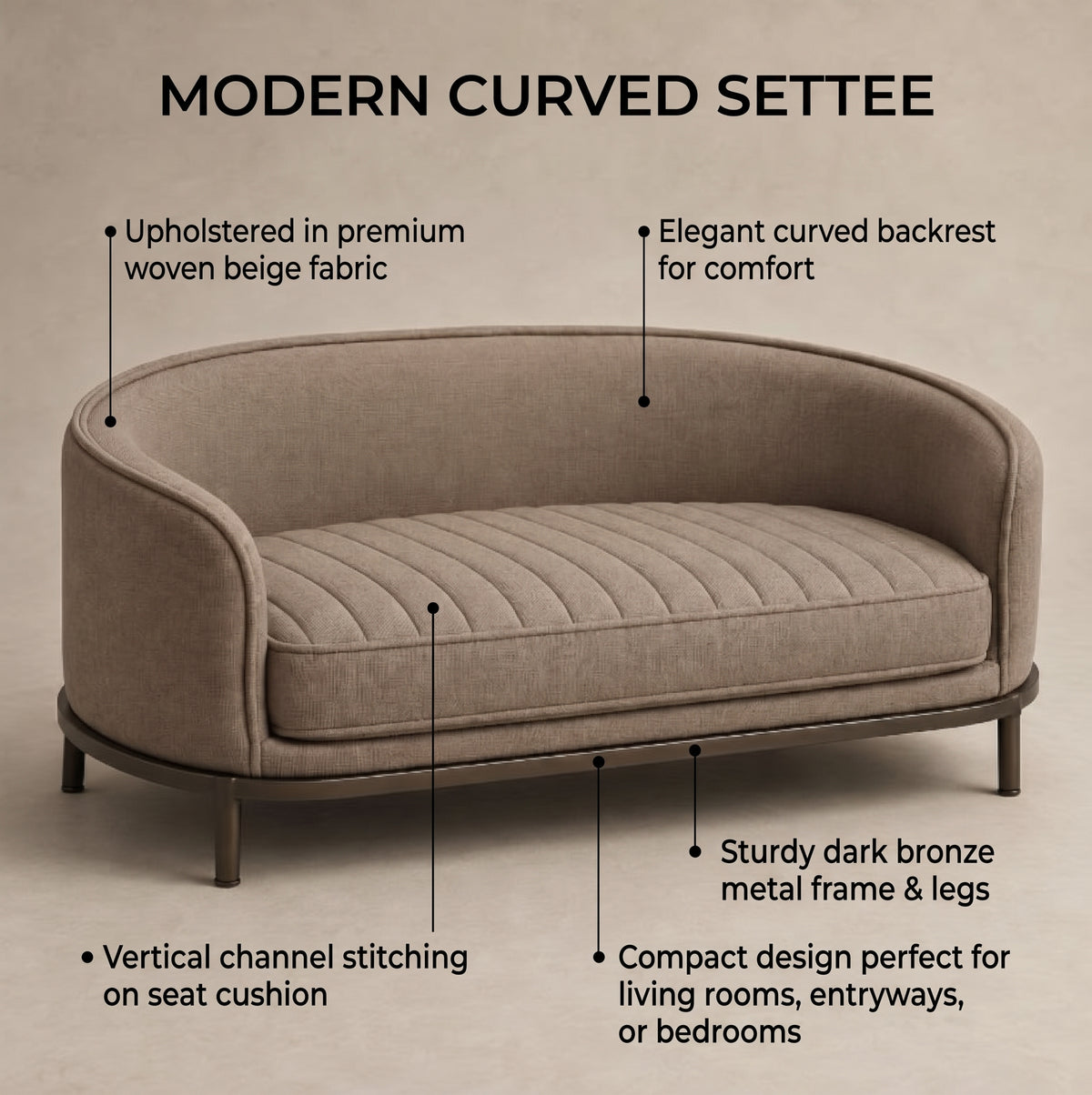 Nuzlorapets™ HavenArc Raised Pet Sofa