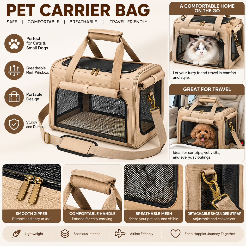 Nuzlorapets™ FoldNest Soft-Sided Pet Carrier